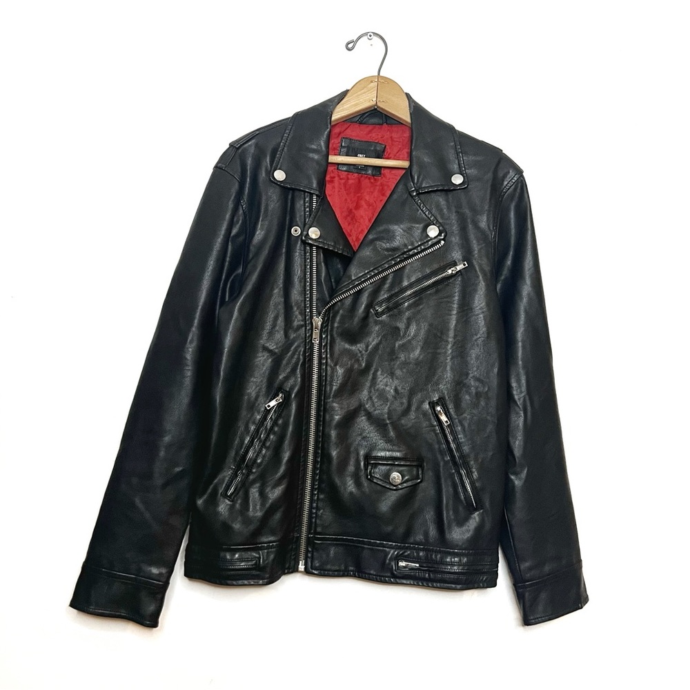 Obey | Leather Moto Jacket